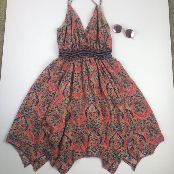 Miss Me Dresses & Skirts - Boho asymmetrical swing dress